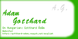 adam gotthard business card