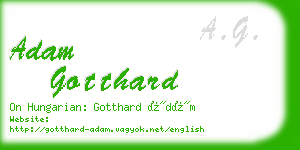 adam gotthard business card